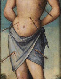 دانلود نقاشی سباستین قدیس اثر ناشناس